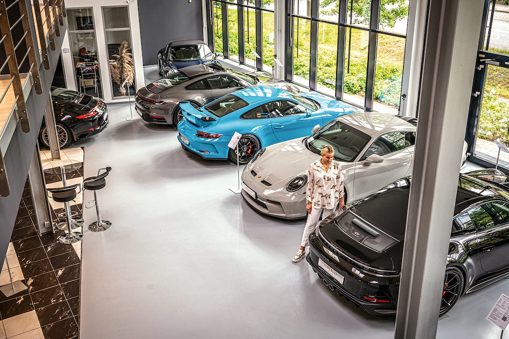 Sports car young blood Sports car young blood