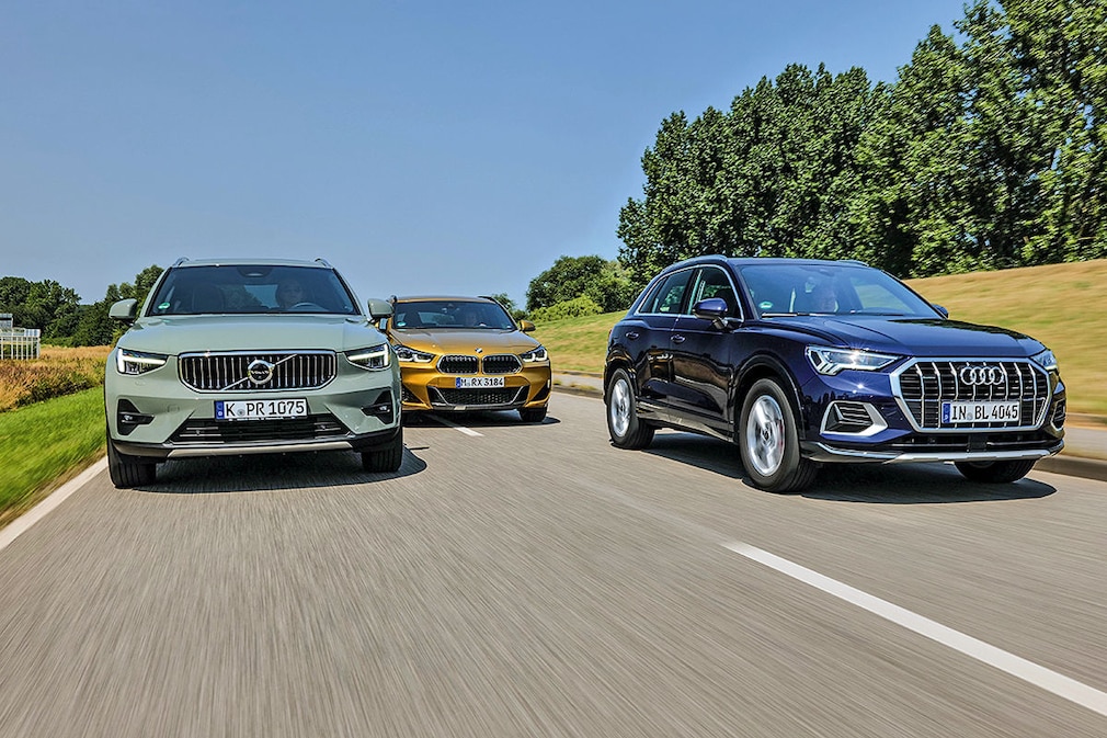 Volvo XC40 B4 AWD Mild-Hybrid BMW X2 xDrive20i Audi Q3 40 TFSI quattro