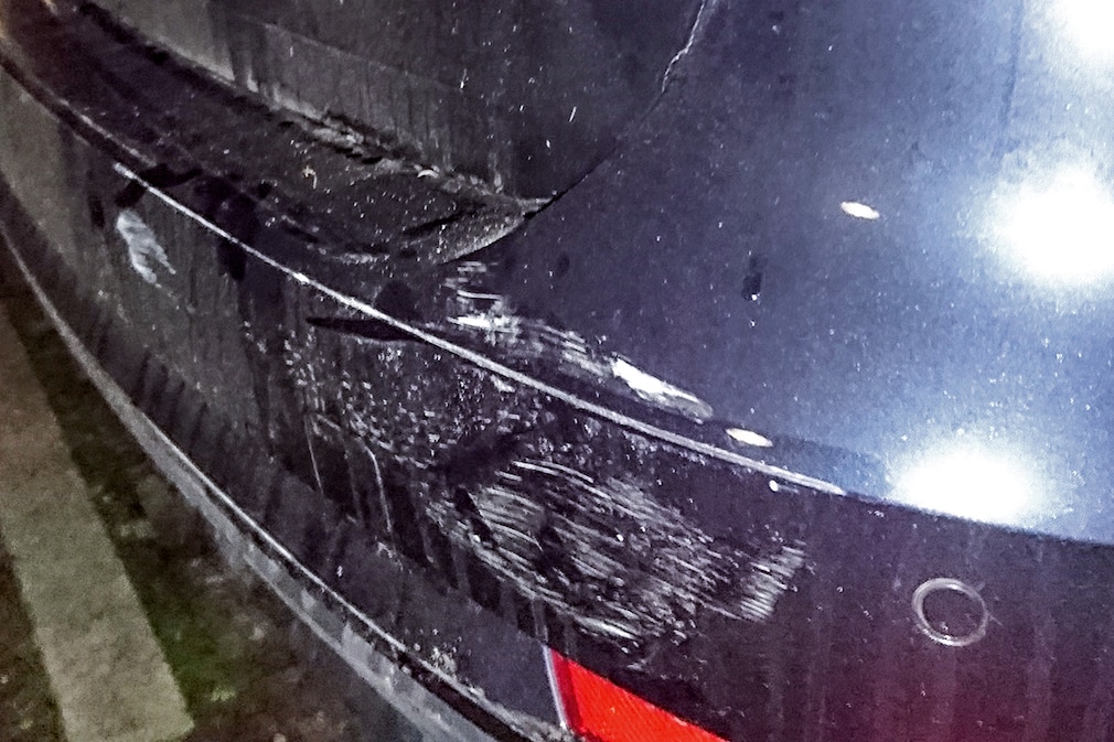 Rear-end collision and the HUK does not pay - report Rear-end collision and the HUK does not pay - report