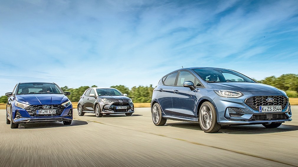 Ford Fiesta, Hyundai i20, Toyota Yaris: drei Kleinwagen im Test
