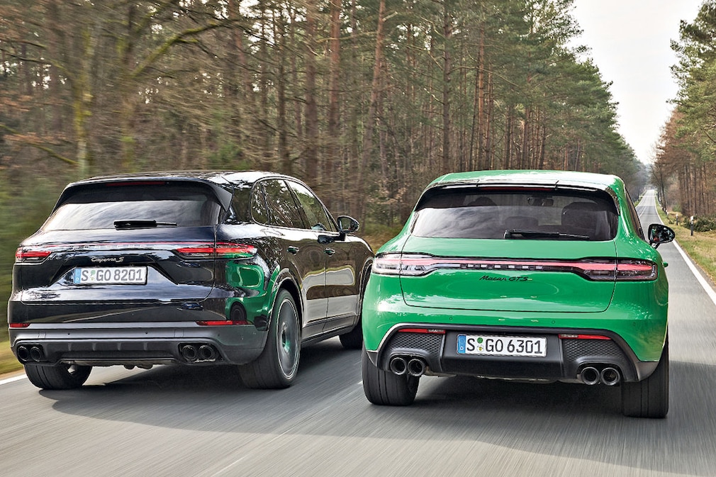 Porsche Cayenne vs. Macan Prestige oder PorscheTugenden? AUTO BILD Porsche Cayenne vs. Macan Prestige oder PorscheTugenden? AUTO BILD