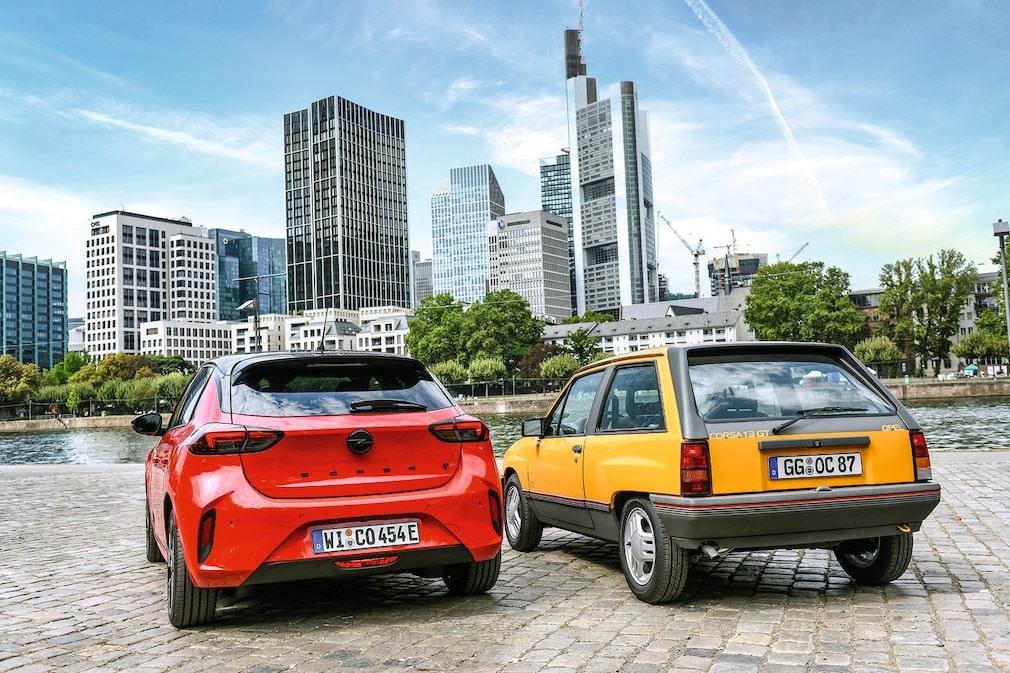 Opel Corsa-e and Corsa GT (1987) Opel Corsa-e and Corsa GT (1987)