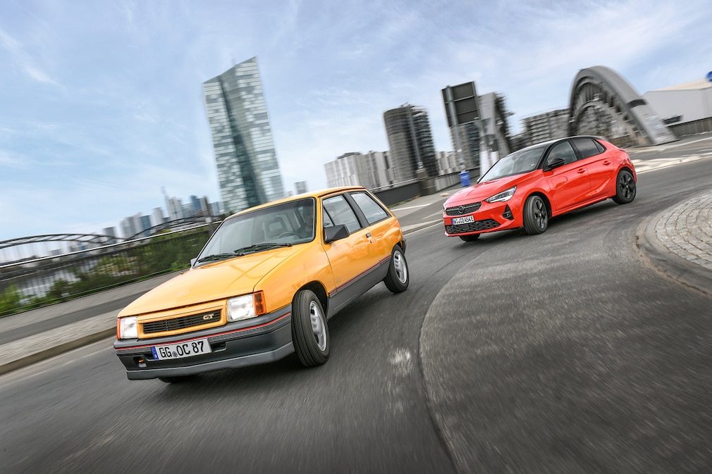 Opel Corsa-e and Corsa GT (1987) Opel Corsa-e and Corsa GT (1987)