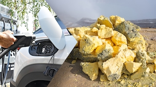 Montage Akku Elektroauto