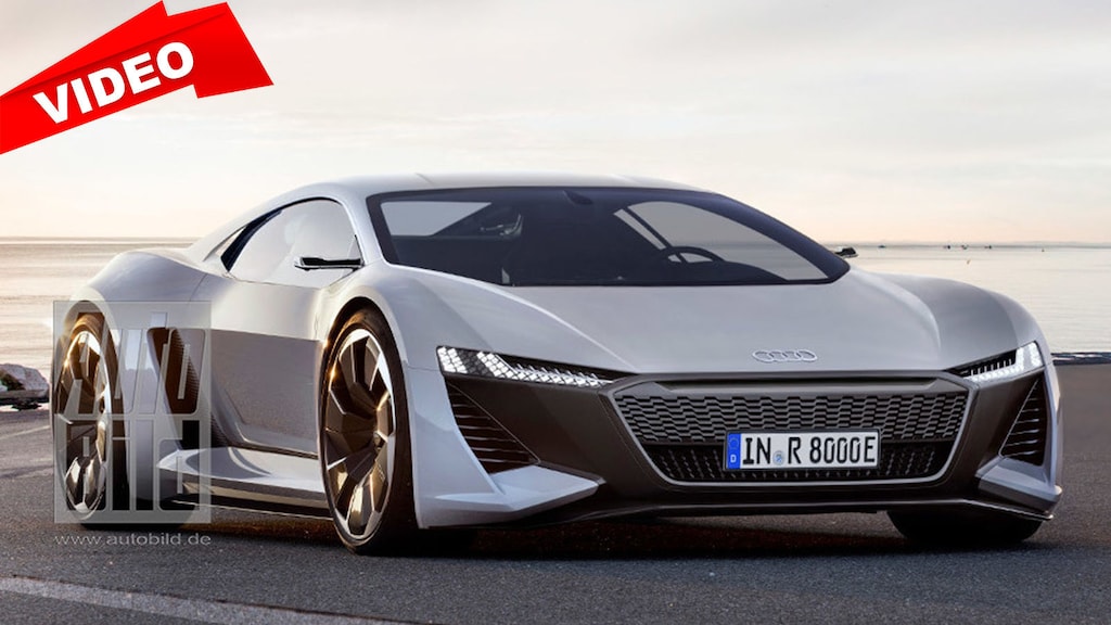 Audi R8 (2025) Kommt der Supersportwagen als EAuto? AUTO BILD