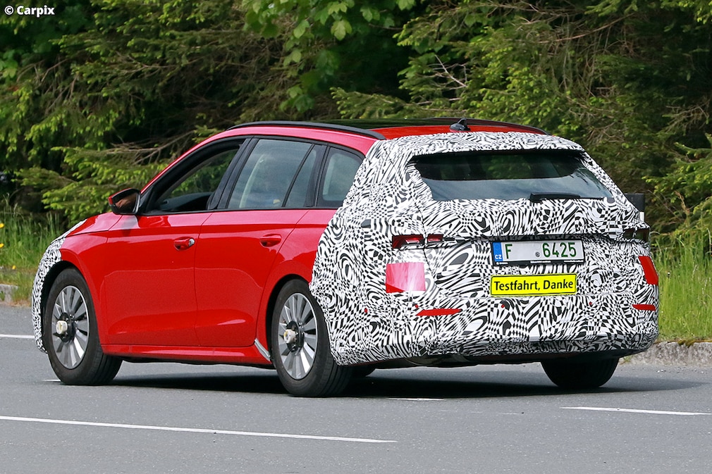 Erlkönig Skoda Octavia Facelift