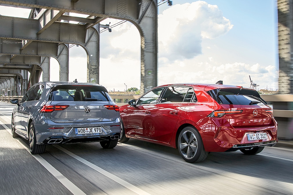 Neuer Opel Astra vs. VW Golf: die Top-Kompakten im Test - AUTO BILD