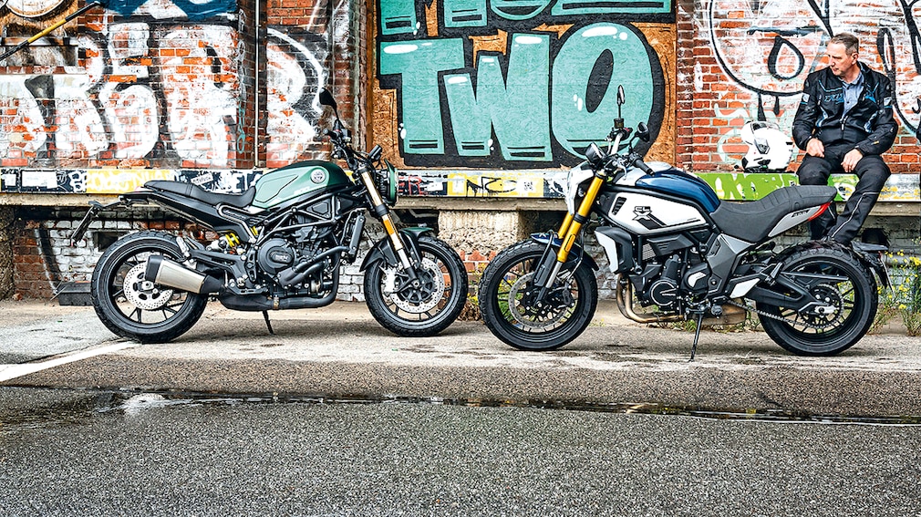 Benelli Leoncino 800   CFMOTO 700 CL-X Heritage    