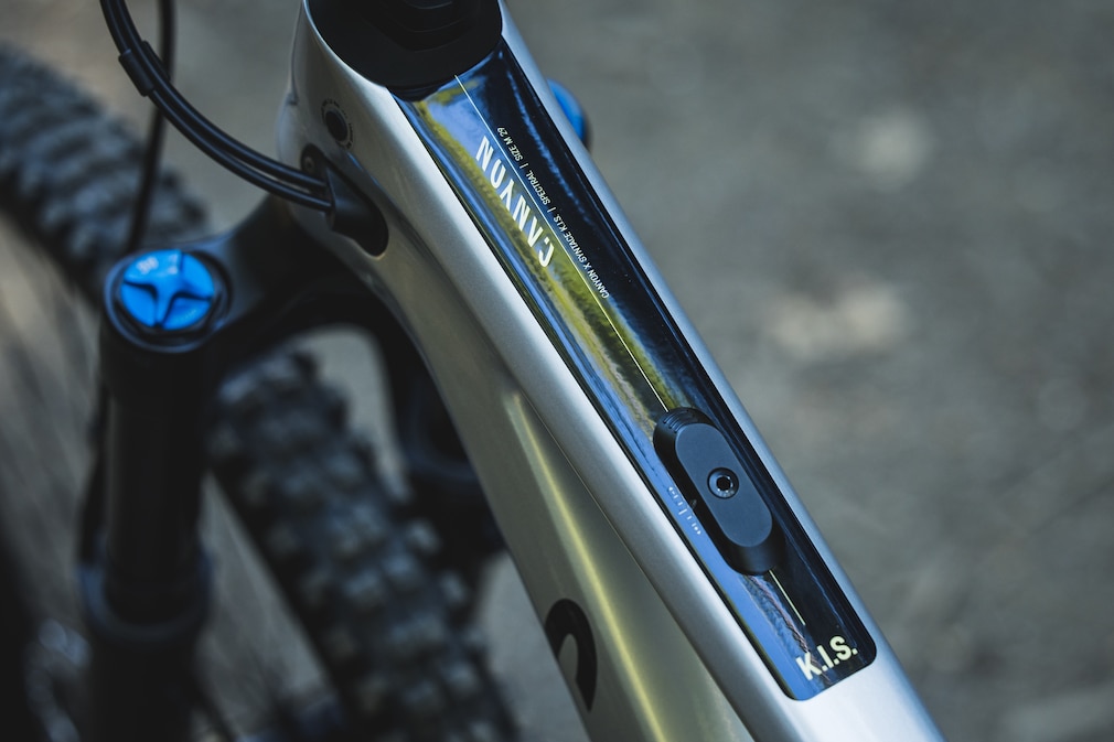 Canyon Spectral CF 8 KIS, Lenkstabilisation, Mountainbike Canyon Spectral CF 8 KIS, Lenkstabilisation, Mountainbike