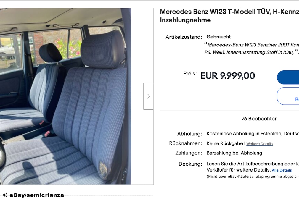 Mercedes W123 T-Modell - eBay 