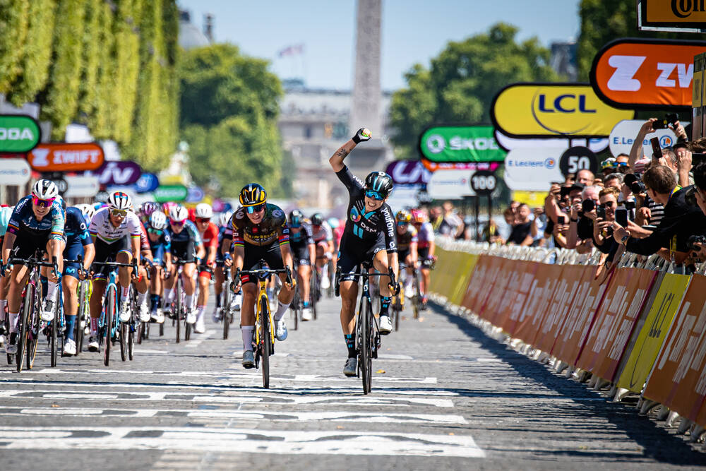 Tour de France der Frauen, Paris, ASO, finish