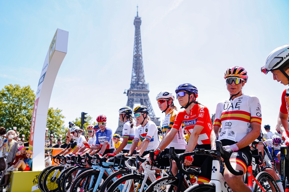 Tour de France der Frauen, Paris, ASO, Eiffelturm