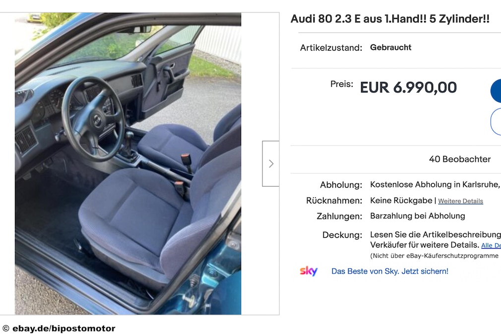 Audi 80 2.3 E - eBay