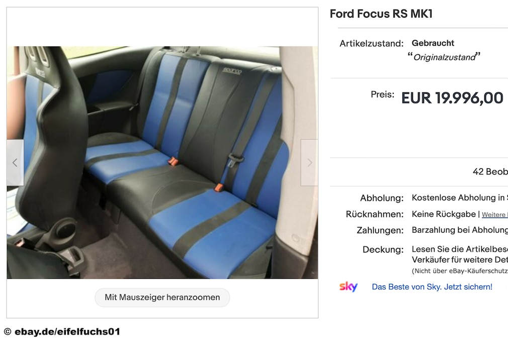 Ford Focus RS MK1 - eBay