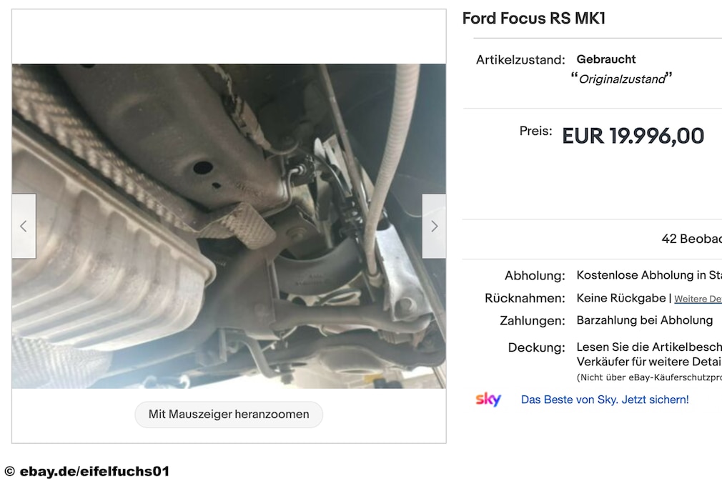 Ford Focus RS MK1 - eBay