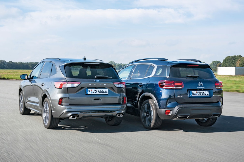 Citroën C5 Aircross Plug-in-Hybrid    Ford Kuga 2.5 l Duratec PHEV
