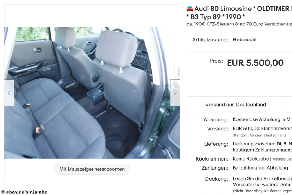 Gebrauchtwagen - eBay Audi 80 Limousine Gebrauchtwagen - eBay Audi 80 Limousine