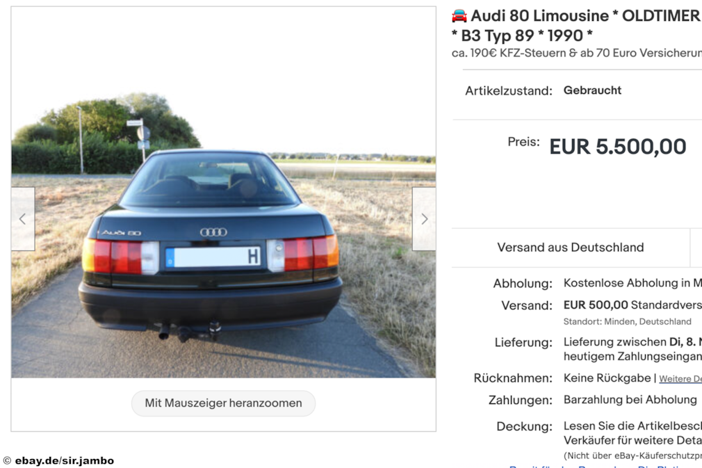 Gebrauchtwagen - eBay Audi 80 Limousine Gebrauchtwagen - eBay Audi 80 Limousine