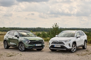 Kia Sportage 1.6 T-GDI Hybrid AWD Toyota RAV4 2.5 Hybrid 4x2