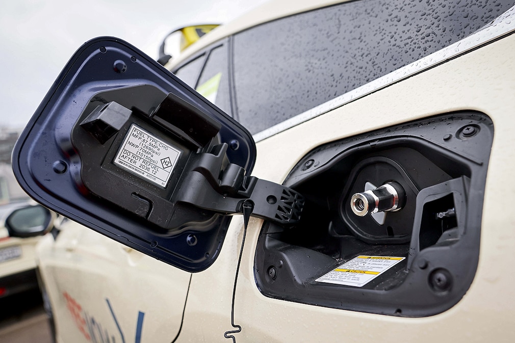 Toyota Mirai Wasserstoff Taxi 