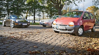 Renault Twingo I  Porsche 911 (993)  Mazda Xedos9