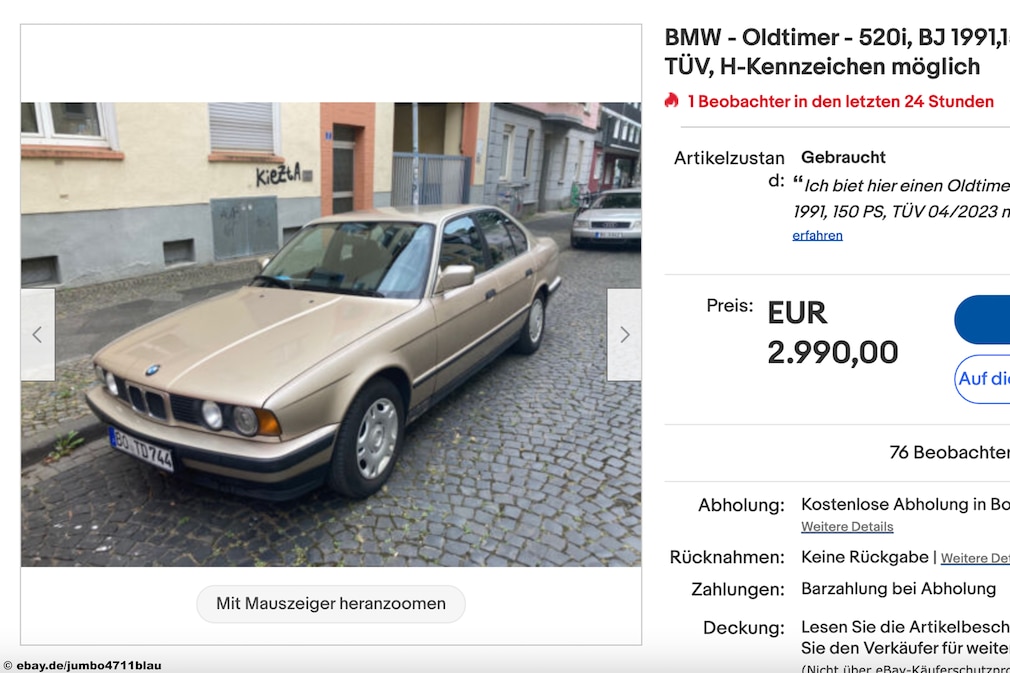BMW 520i - ebay BMW 520i - ebay