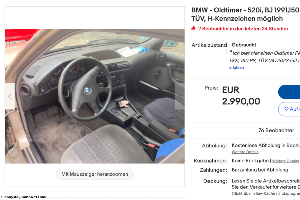 BMW 520i - ebay