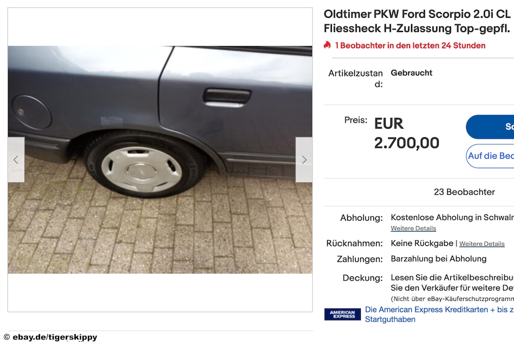Ford Scorpio 2.0i CL MK1 GAE '88 - eBay Ford Scorpio 2.0i CL MK1 GAE '88 - eBay