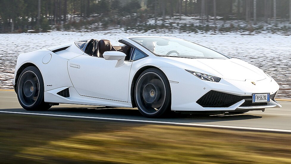 Raser im Lamborghini Huracán