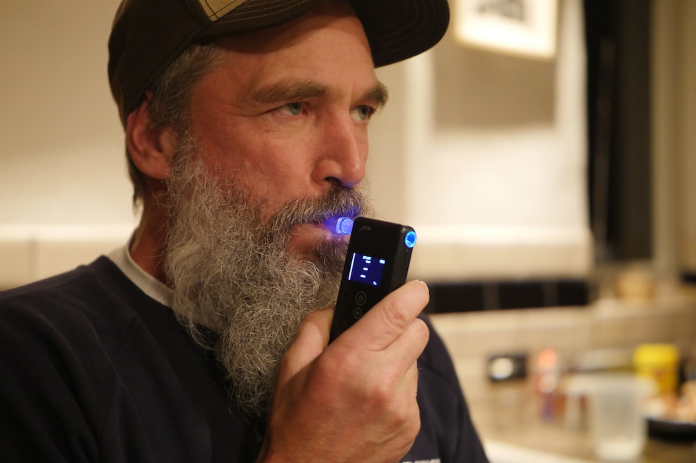 Alkotester ACE AF 33 im Einsatz