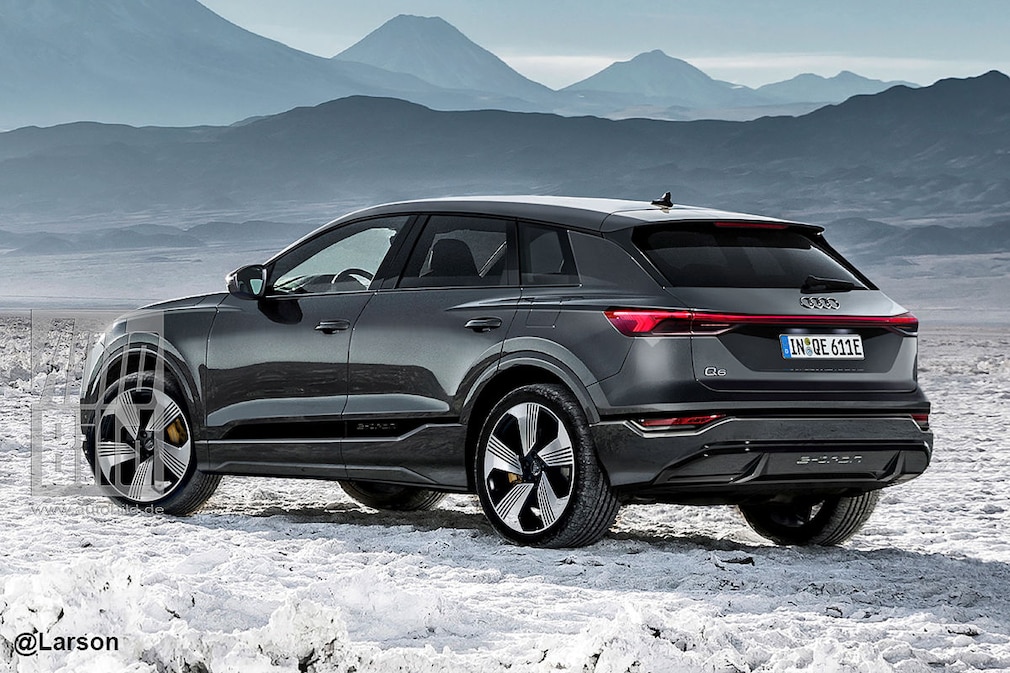 Audi Q6 e-tron. !!! Illustration !!!