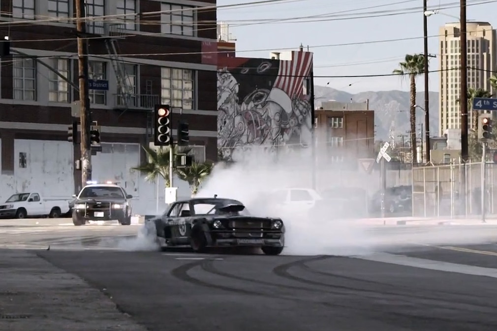 Ken Block´s Ford Mustang Gymkhana seven Los Angeles Ken Block´s Ford Mustang Gymkhana seven Los Angeles