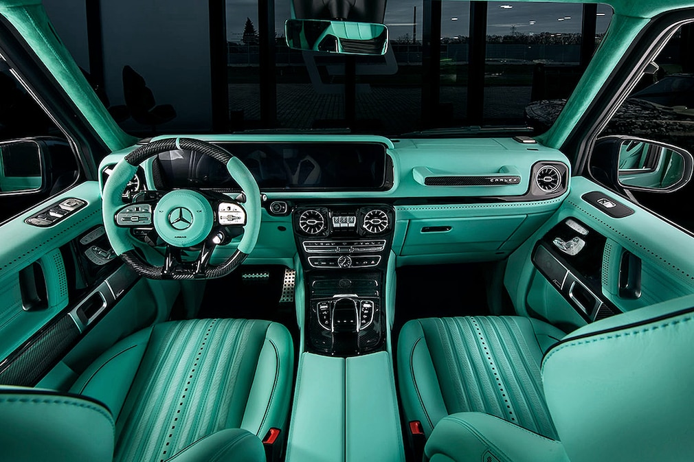 Mercedes-AMG G 63 Carlex Edition Mint & Gold