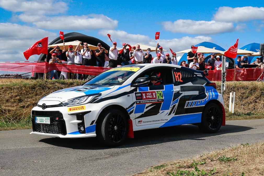 Toyota GR Yaris mit Wasserstoffmotor