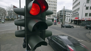 Rote Ampel missachtet