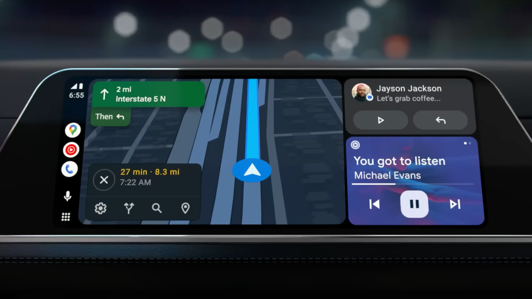Android Auto Update von Google zur CES 2023 AUTO BILD