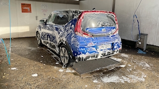 Kia e-Soul in der Wäsche