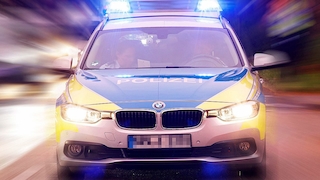Polizeieinsatz Blaulicht