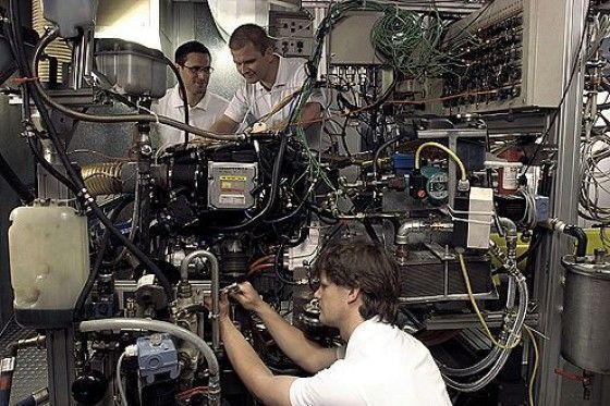 "DiesOtto"-Motor von Mercedes
