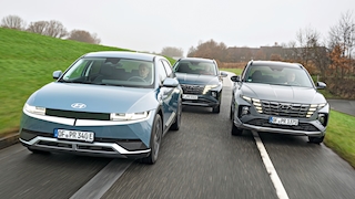 Hyundai Ioniq 5 RWD 77,4 kWh Hyundai Tucson Hybrid FWD Hyundai Tucson Plug-in AWD