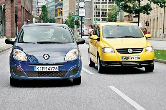 Test Renault Twingo 1.2/VW Fox 1.2