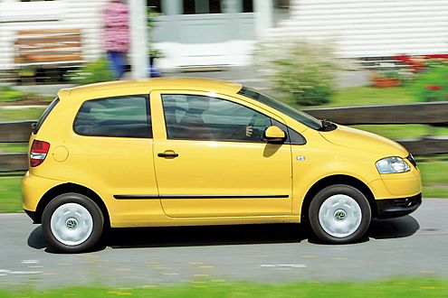Sieben cm höher, 20 cm länger: Der Fox überragt den Twingo.