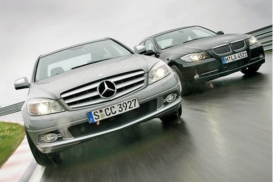 Test BMW 335i/Mercedes C 350