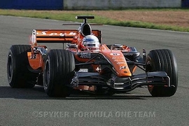 Team Spyker mit neuem Piloten