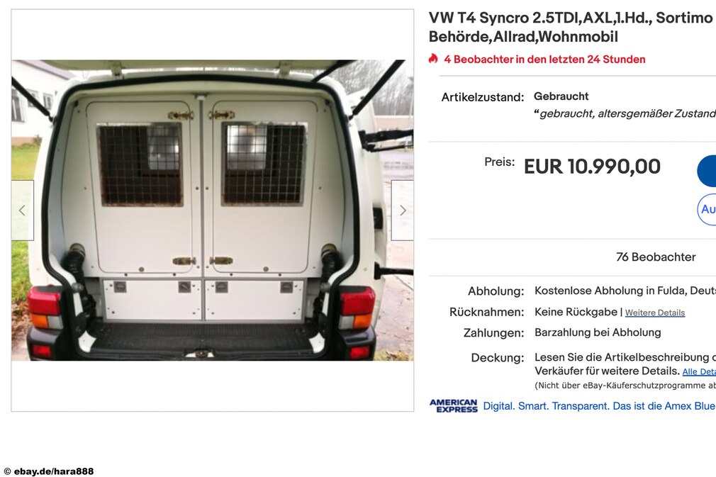 eBay VW T4 Syncro eBay VW T4 Syncro