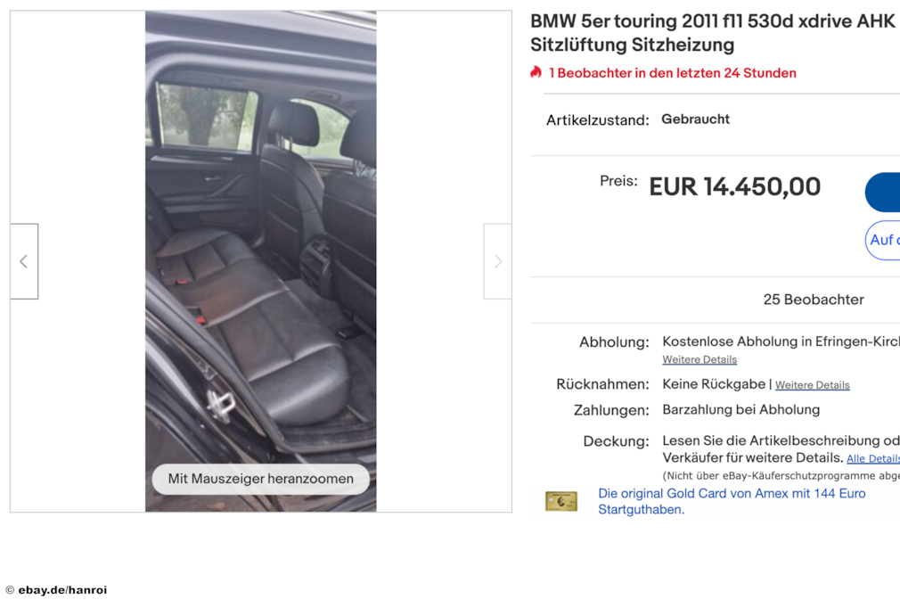 eBay BMW 5er Touring 2011