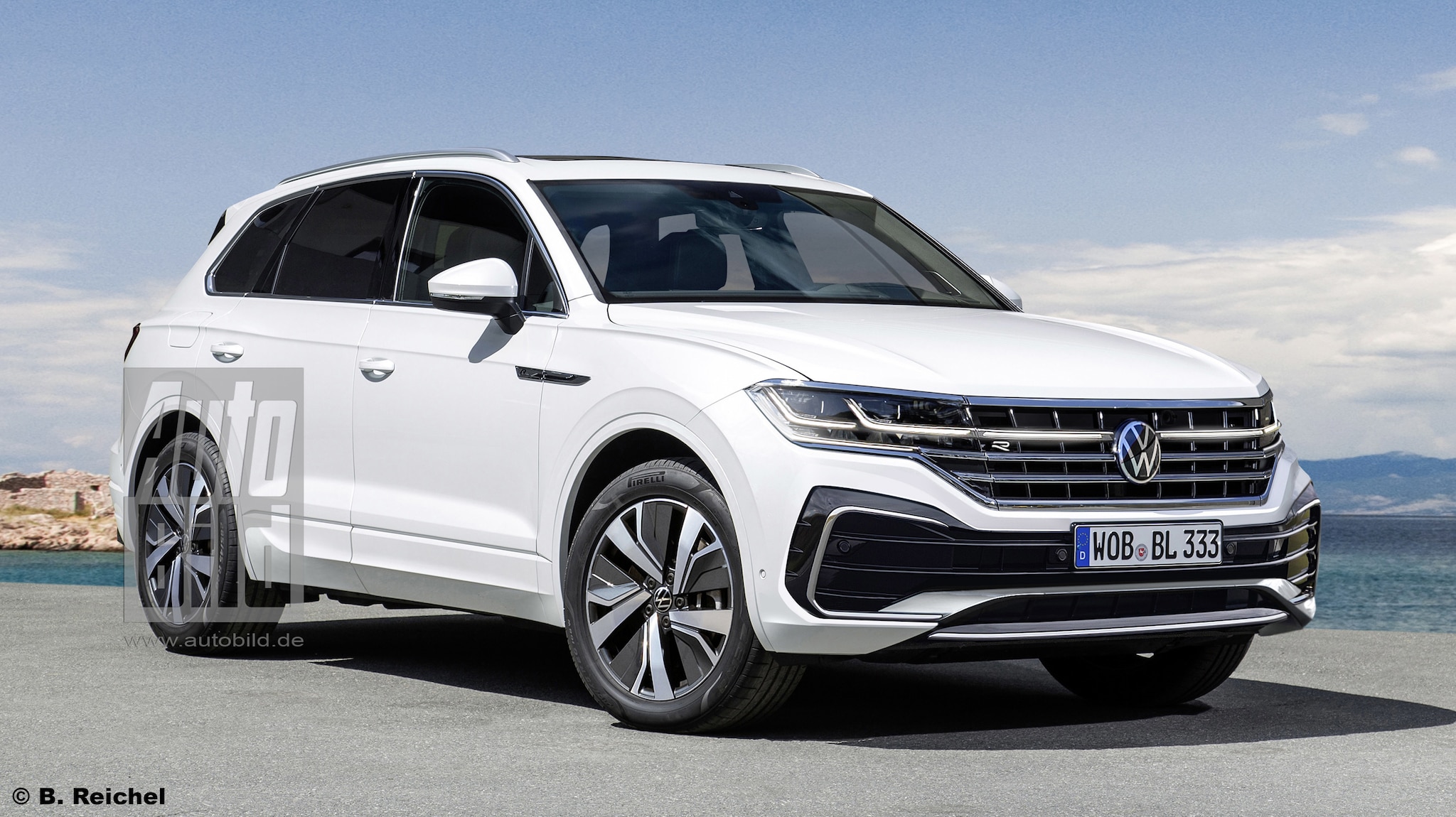 VW Touareg Facelift (2024) SUV bekommt dezentes Facelift AUTO BILD