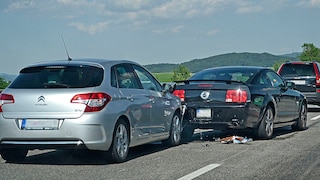 Auffahrunfall auf der Autobahn - Unfall 
