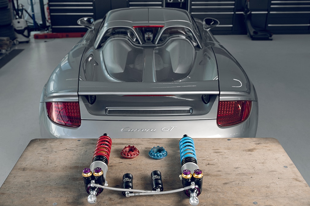 KW V5 Gewindefahrwerk für Porsche Carrera GT (980)