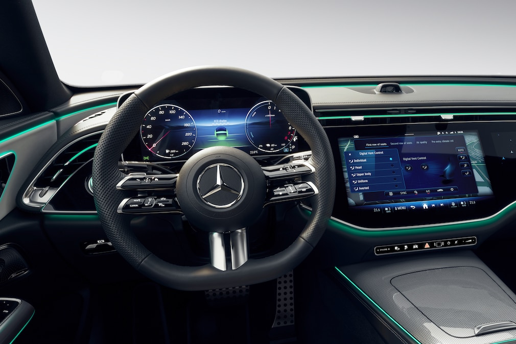 Mercedes E-Klasse (2023): Cockpit, Technik, Unterhaltung - AUTO BILD